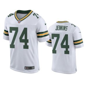 Elgton Jenkins Green Bay Packers White Classic Vapor Elite Jersey - Men's