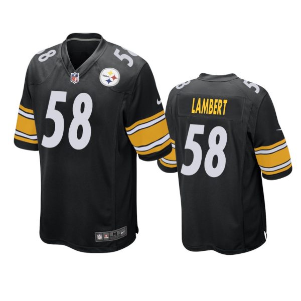 Jack Lambert Pittsburgh Steelers Black Game Jersey