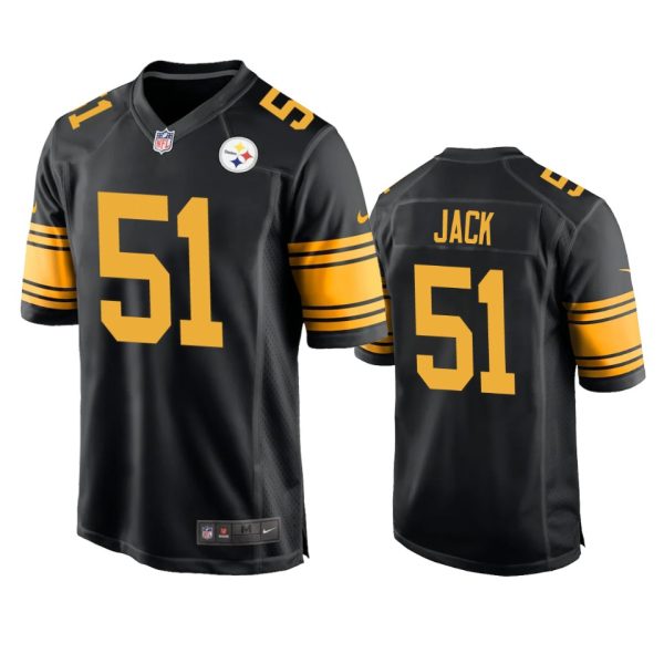 Myles Jack Pittsburgh Steelers Black Alternate Game Jersey