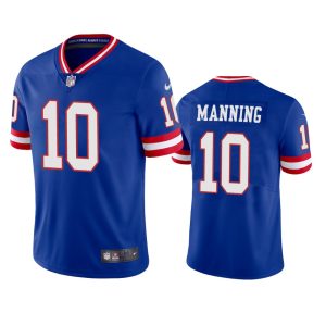 Eli Manning New York Giants Royal Classic Vapor Limited Jersey