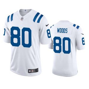 Jelani Woods Indianapolis Colts White Vapor Limited Jersey