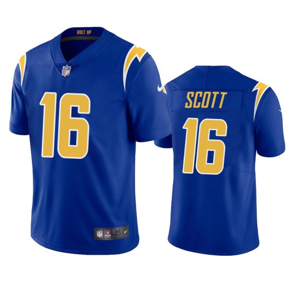 J.K. Scott Los Angeles Chargers Royal Alternate Vapor Limited Jersey