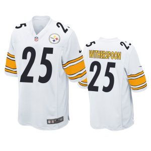 Ahkello Witherspoon Pittsburgh Steelers White Game Jersey