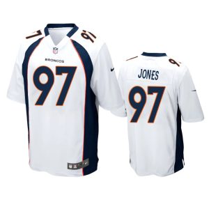 D.J. Jones Denver Broncos White Game Jersey