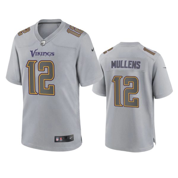 Nick Mullens Minnesota Vikings Gray Atmosphere Fashion Game Jersey