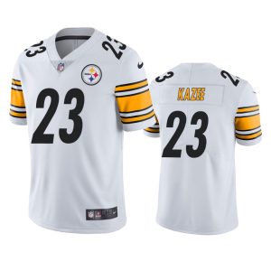 Damontae Kazee Pittsburgh Steelers White Vapor Limited Jersey - Men's