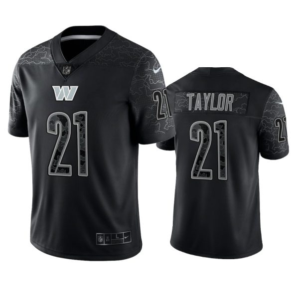 Sean Taylor Washington Commanders Black Reflective Limited Jersey