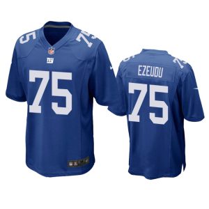 Joshua Ezeudu New York Giants Royal Game Jersey