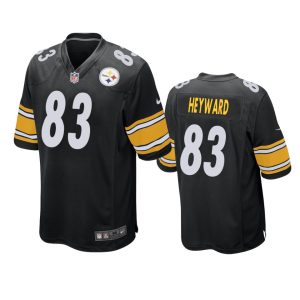 Connor Heyward Pittsburgh Steelers Black Game Jersey