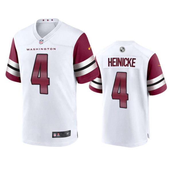 Taylor Heinicke Washington Commanders White Game Jersey