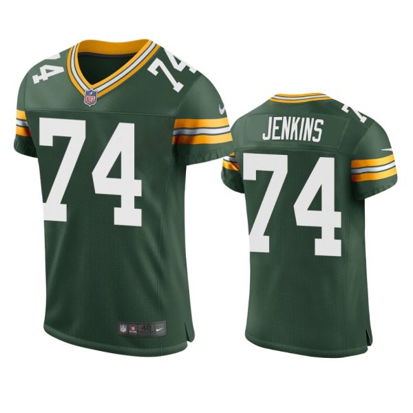 Elgton Jenkins Green Bay Packers Green Classic Vapor Elite Jersey - Men's