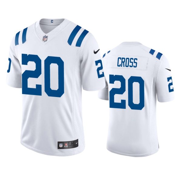 Nick Cross Indianapolis Colts White Vapor Limited Jersey