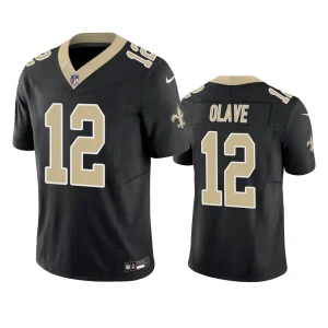 Chris Olave New Orleans Saints Black Vapor F.U.S.E. Limited Jersey