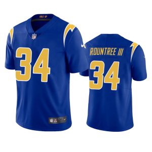 Larry Rountree III Los Angeles Chargers Royal Alternate Vapor Limited Jersey - Men's