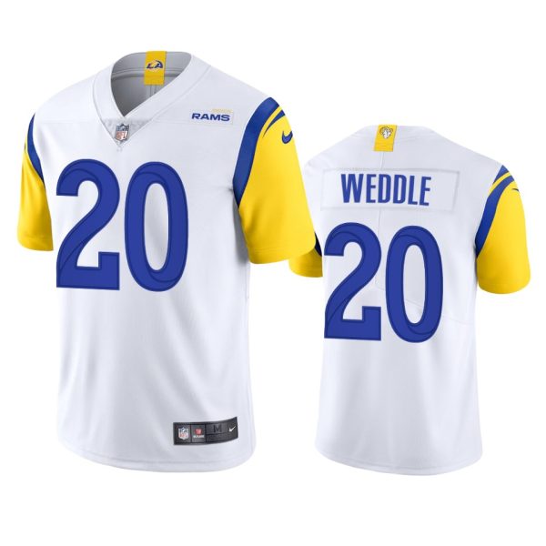 Eric Weddle Los Angeles Rams White Vapor Limited Jersey