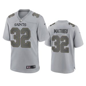 Tyrann Mathieu New Orleans Saints Gray Atmosphere Fashion Game Jersey