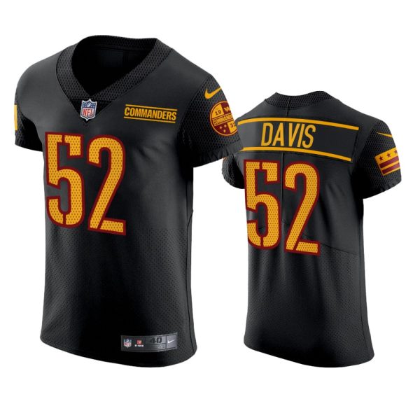 Jamin Davis Washington Commanders Black Elite Jersey - Men's