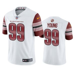 Chase Young Washington Commanders White Vapor Limited Jersey