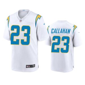 Bryce Callahan Los Angeles Chargers White Game Jersey