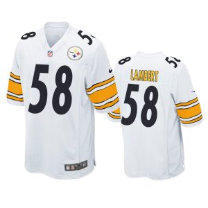 Jack Lambert Pittsburgh Steelers White Game Jersey