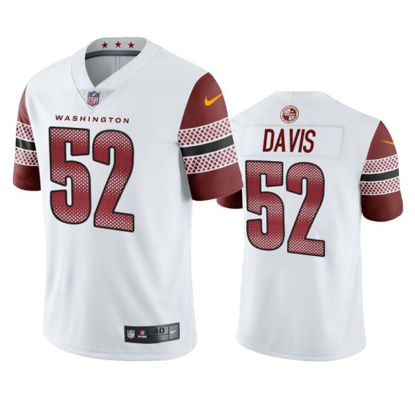 Jamin Davis Washington Commanders White Vapor Limited Jersey