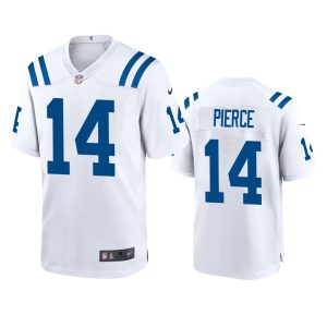 Alec Pierce Indianapolis Colts White Game Jersey