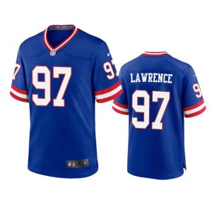 Dexter Lawrence New York Giants Royal Classic Game Jersey