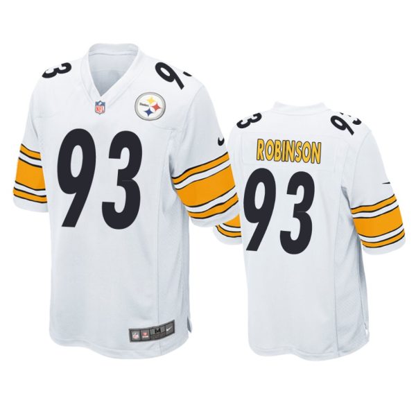 Mark Robinson Pittsburgh Steelers White Game Jersey
