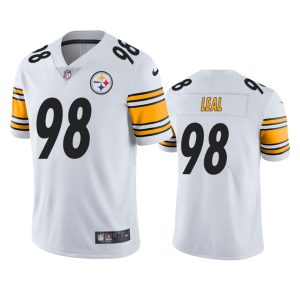 DeMarvin Leal Pittsburgh Steelers White Vapor Limited Jersey