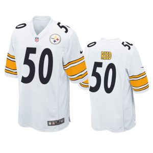 Malik Reed Pittsburgh Steelers White Game Jersey