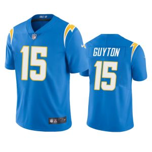 Jalen Guyton Los Angeles Chargers Powder Blue Vapor Limited Jersey