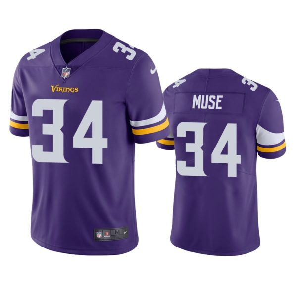 Nick Muse Minnesota Vikings Purple Vapor Limited Jersey