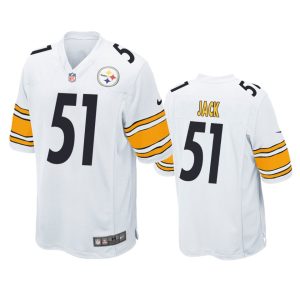 Myles Jack Pittsburgh Steelers White Game Jersey