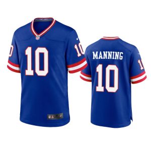 Eli Manning New York Giants Royal Classic Game Jersey