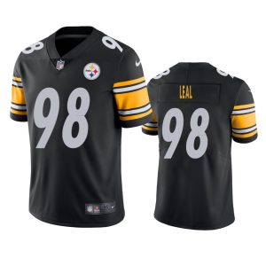 DeMarvin Leal Pittsburgh Steelers Black Vapor Limited Jersey