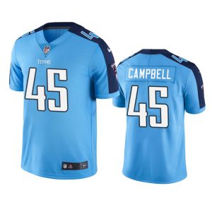 Chance Campbell Tennessee Titans Light Blue Vapor Limited Jersey