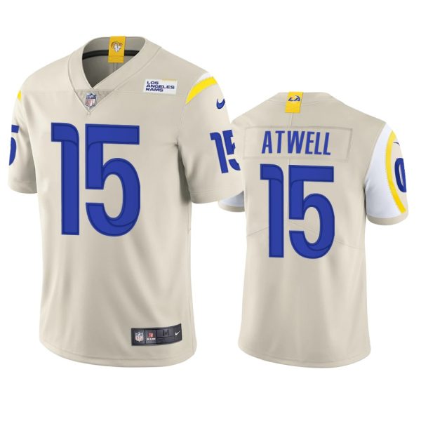 Tutu Atwell Los Angeles Rams Bone Vapor Limited Jersey