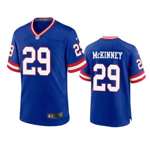 Xavier McKinney New York Giants Royal Classic Game Jersey