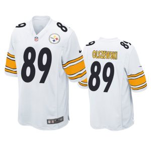 Gunner Olszewski Pittsburgh Steelers White Game Jersey