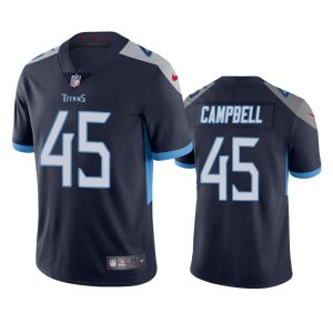 Chance Campbell Tennessee Titans Navy Vapor Limited Jersey