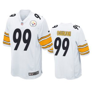 Larry Ogunjobi Pittsburgh Steelers White Game Jersey