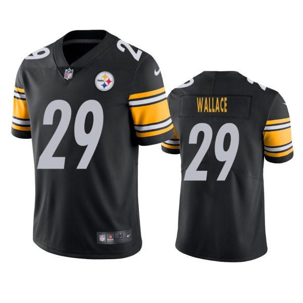 Levi Wallace Pittsburgh Steelers Black Vapor Limited Jersey