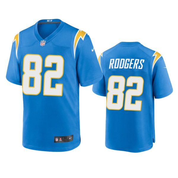 Richard Rodgers Los Angeles Chargers Powder Blue Game Jersey