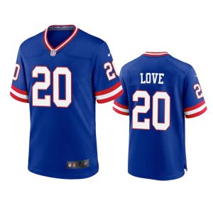 Julian Love New York Giants Royal Classic Game Jersey