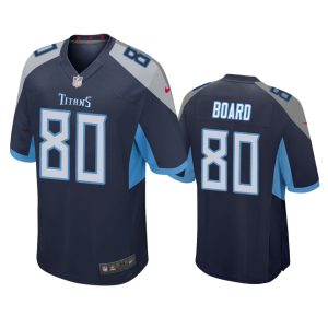 C.J. Board Tennessee Titans Navy Game Jersey