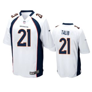 Aqib Talib Denver Broncos White Game Jersey
