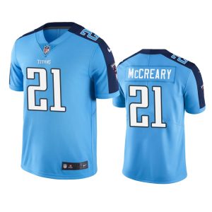 Roger McCreary Tennessee Titans Light Blue Vapor Limited Jersey