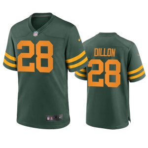 A.J. Dillon Green Bay Packers Green Alternate Game Jersey