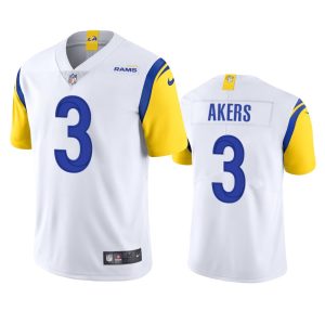 Cam Akers Los Angeles Rams White Alternate Vapor Limited Jersey - Men's