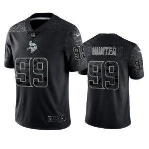 Danielle Hunter Minnesota Vikings Black Reflective Limited Jersey